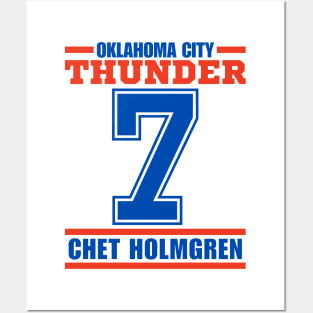 Oklahoma City Thunder Holmgren 7 Basketball Player Posters and Art